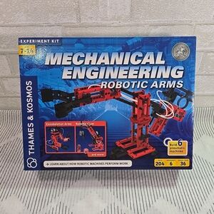 NEW Thames & Kosmos: Mechanical Engineering: Robotic Arms Experiment Kit